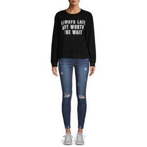 Always Late But Worth The Wait Sweater Small